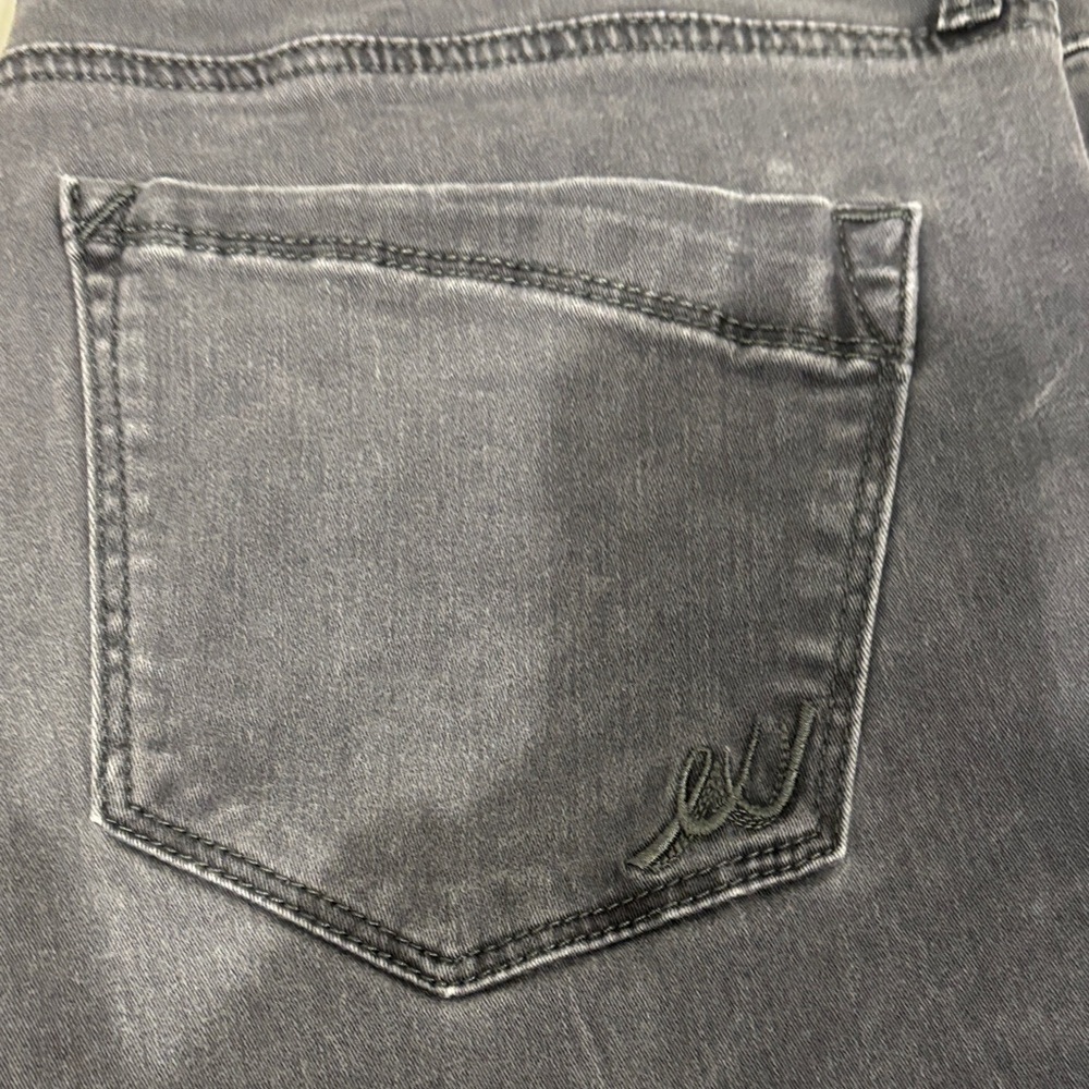 Express Brushed Charcoal Button-Fly Leggings. Siz… - image 6